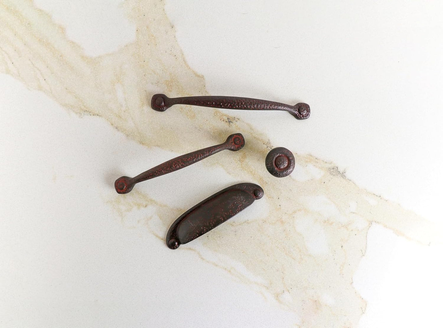 P2996-RI Refined Rustic Collection Pull, 192Mm (7-9/16") Center to Center, Rustic Iron Finish